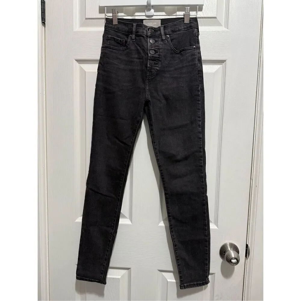 Everlane high rise authentic stretch skinny jeans 27